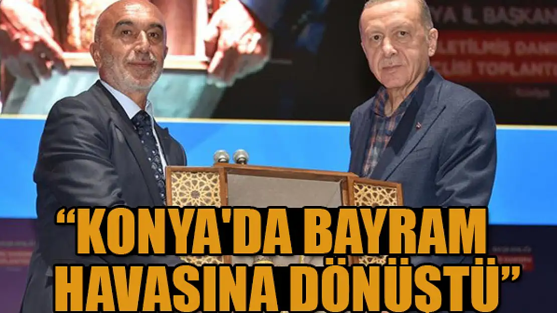 Başkan Angı: 'Konya'da bayram havası oluştu'