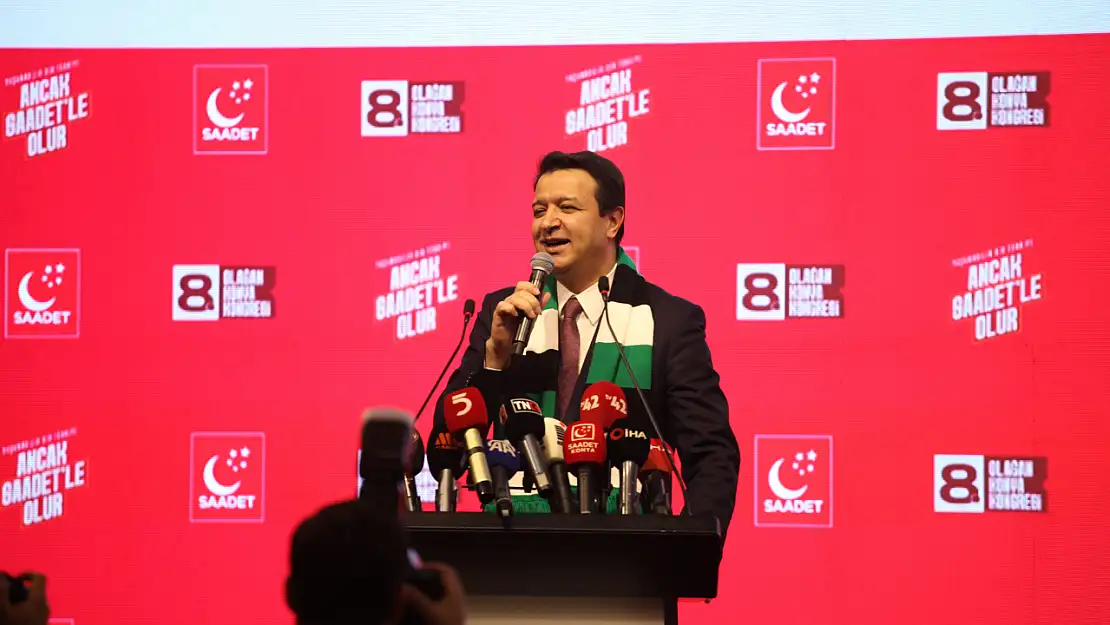 Başkan Arıkan Saadet Partisi Konya 8. Olağan Kongresine katıldı