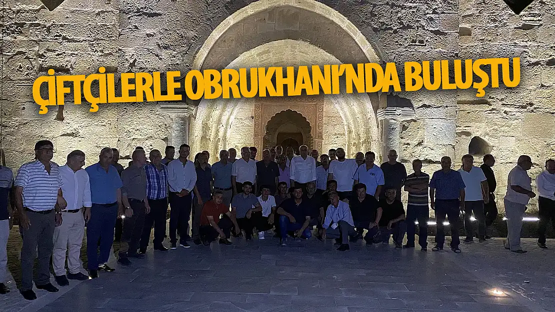 Başkan Erkoyuncu Obruk hanı'nda çiftçiyle buluştu