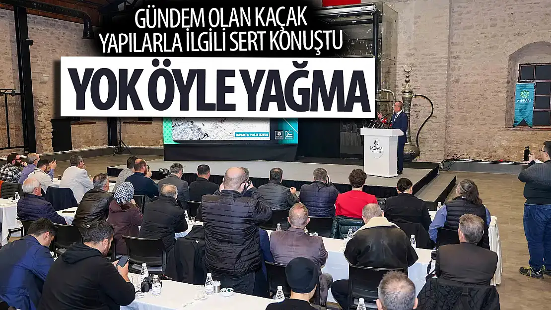 Başkan Kavuş, gündem olan kaçak yapılar hakkında açıklama yaptı!