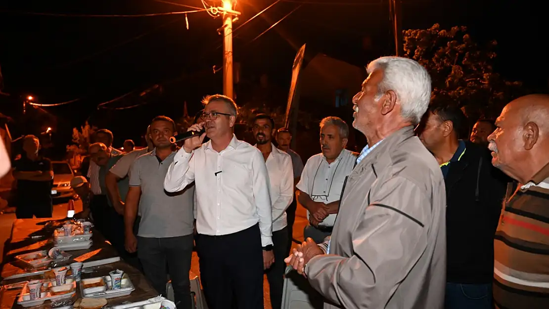 Başkan Ustaoğlu muharrem ayı iftarına katıldı