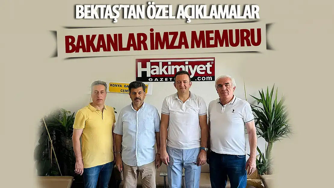 Bektaş'tan gazetemize hayırlı olsun ziyareti