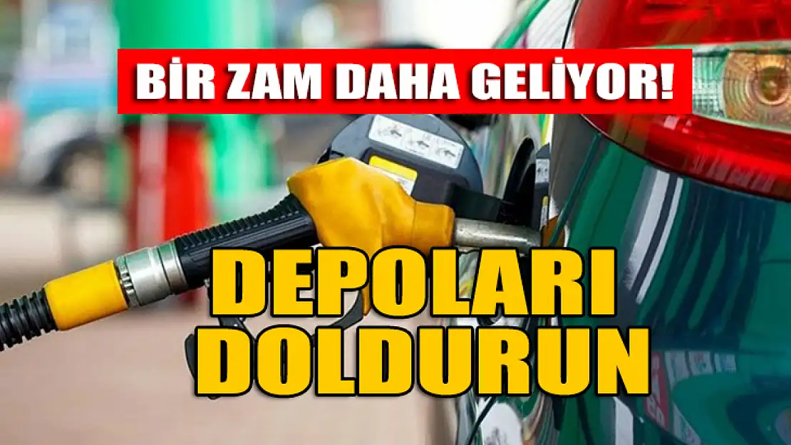 Benzine bir zam daha geliyor