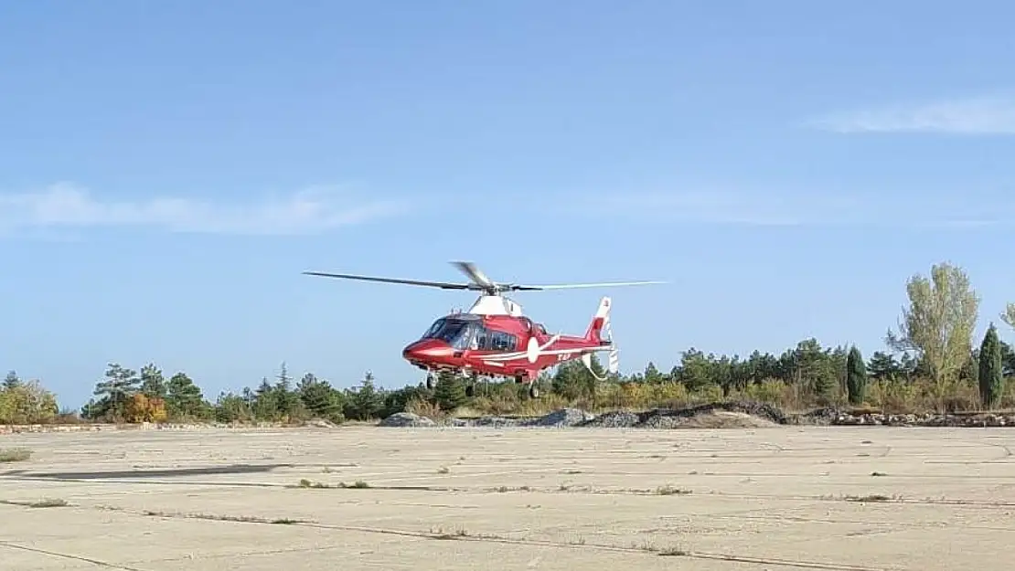 Beyin kanaması geçirdi! Hava ambulansı onun için Konya'da havalandı!