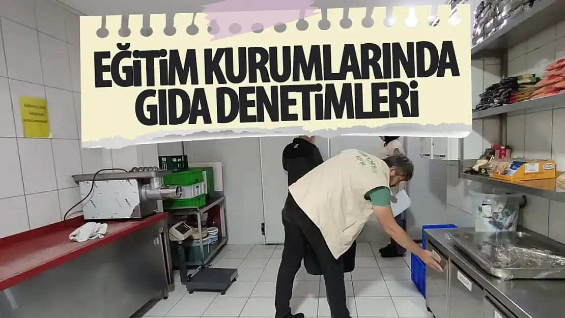 Beyşehir'de eğitim kurumlarında gıda denetimleri