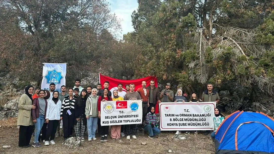 Beyşehir Gölü'ndeki adada kuş gözlem etkinliği!