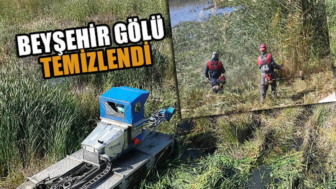 Beyşehir Gölü temizlendi