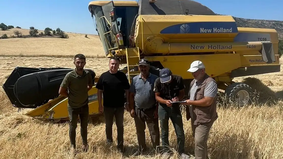 Beyşehir İlçe Tarım ve Orman Müdürlüğü: 'Amacımız üründe dane kaybını en aza indirebilmek'