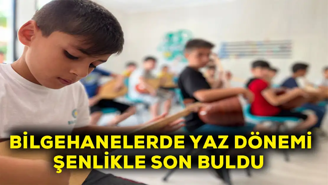 Bilgehanelerde yaz dönemi şenlikle son buldu