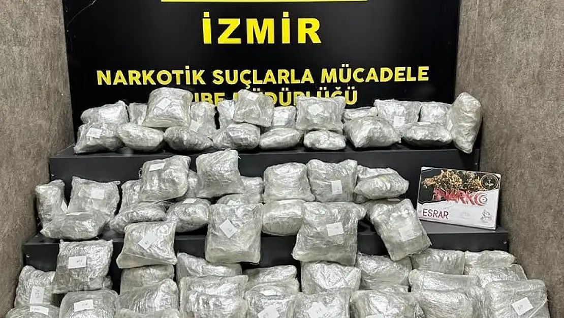 Bir kargo firmasında yaklaşık 40 kg esrar ele geçirildi