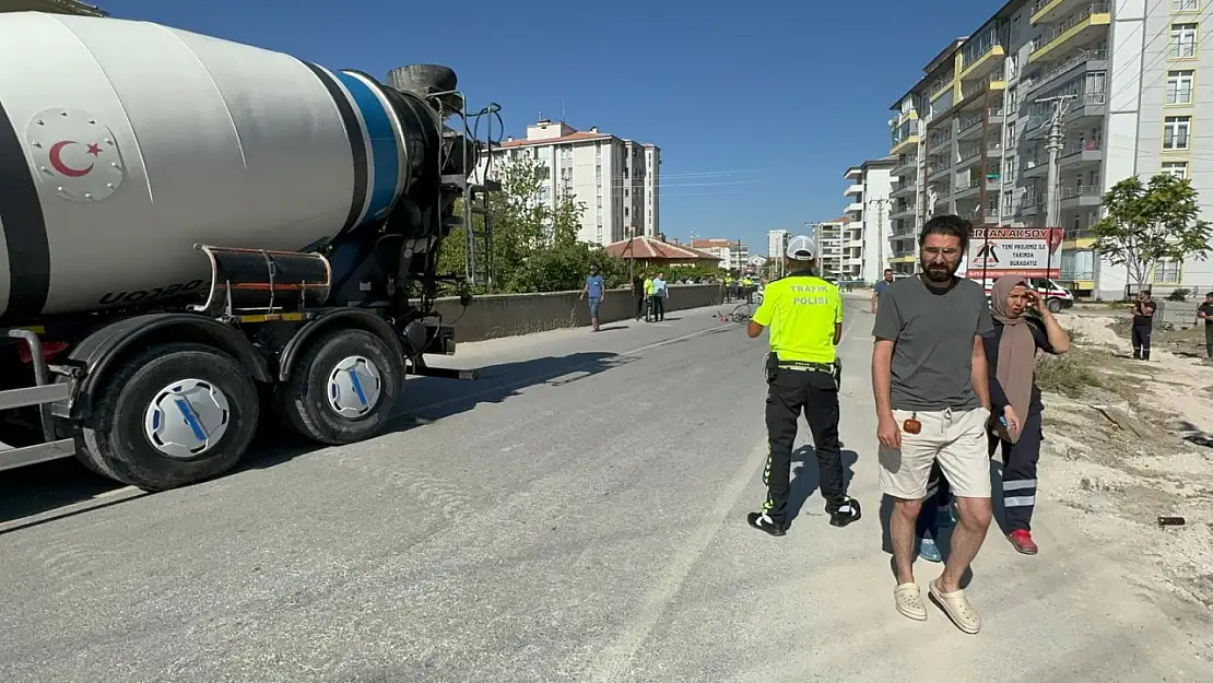 bisiklet sürücüsü hayatını kaybetti