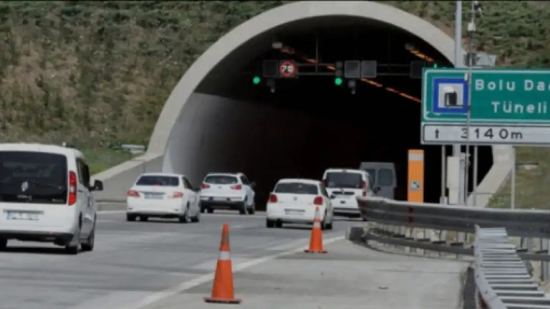 Bolu tünelinde ağır taşıtlara sınırlama