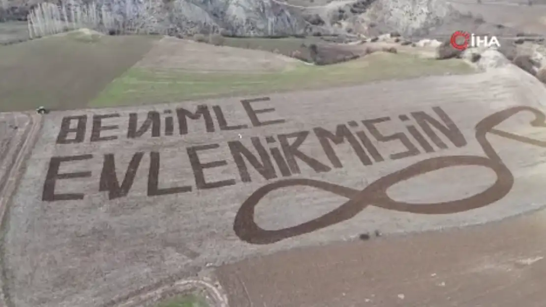 Böyle evlilik teklifi görülmedi!