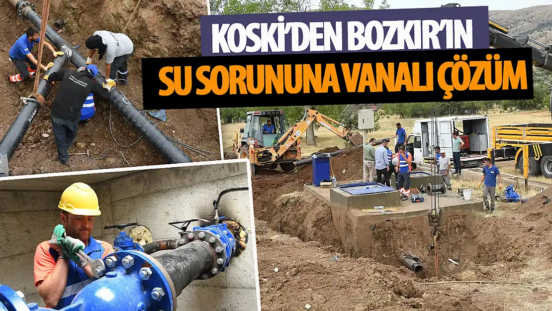 Bozkır'a vanalı çözüm