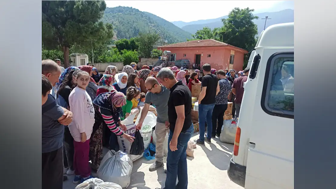 Bozkır'dan Hatay'a gönül köprüsü