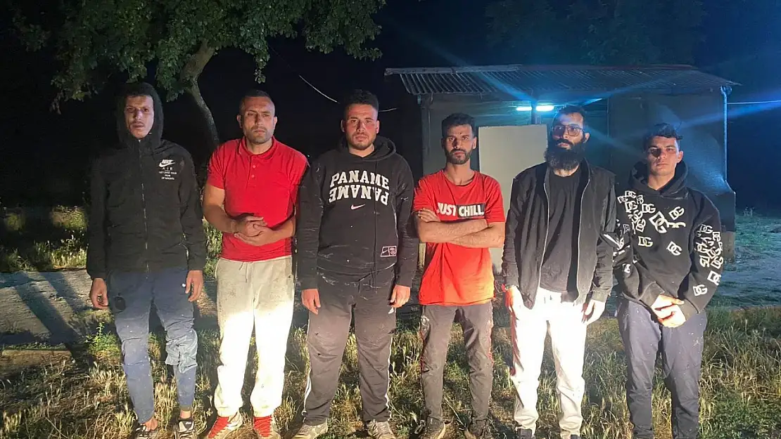 Bulgaristan'a kaçmaya çalışan 6 göçmen yakalandı!