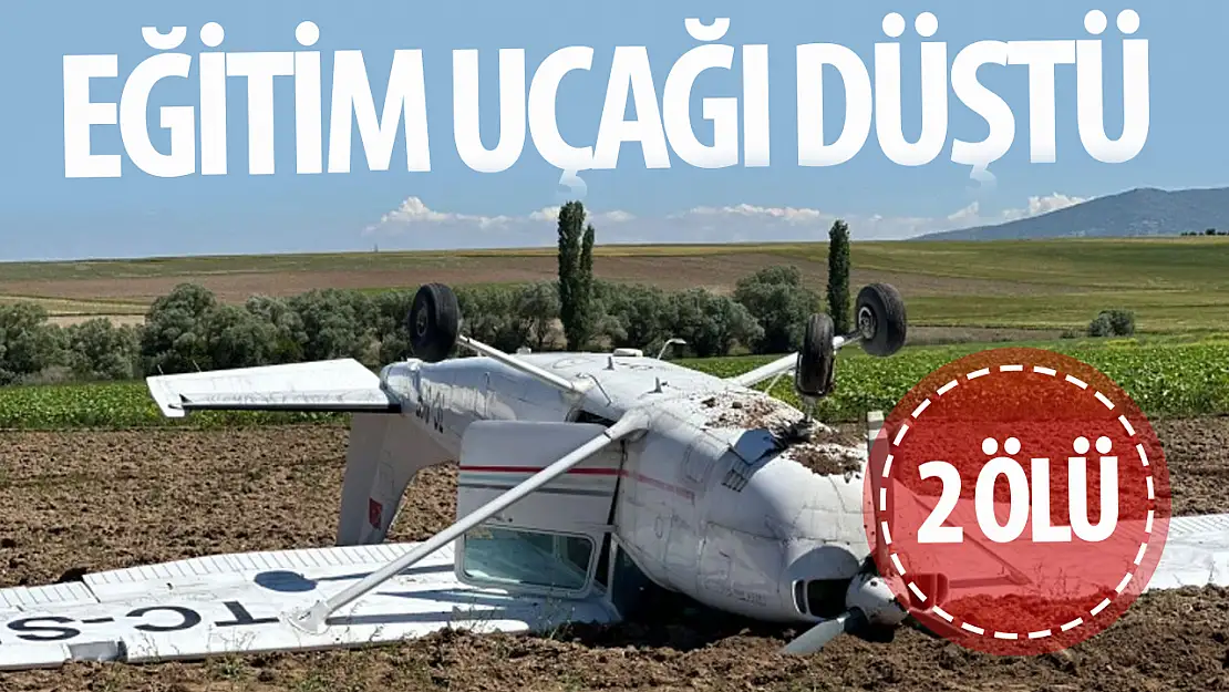 Bursa'da eğitim uçağı düştü: 2 pilot hayatını kaybetti!