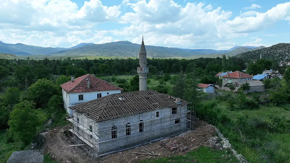 Konya'da 120 yıllık cami restorasyonu