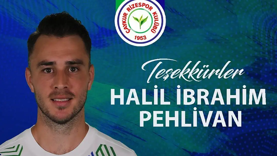 Çaykur Rizespor, Halil İbrahim Pehlivan ile yollarını ayırdı