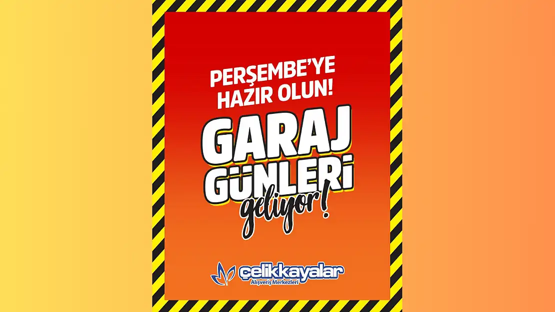 Çelikkayalar Merkez AVM'de 'Garaj Günleri' başlıyor!