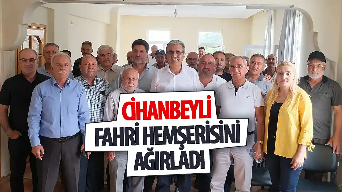 Cihanbeyli fahri hemşerisini ağırladı