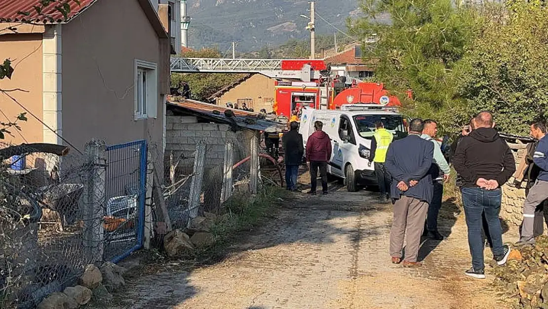 Çıkan yangında yaşlı kadın can verdi