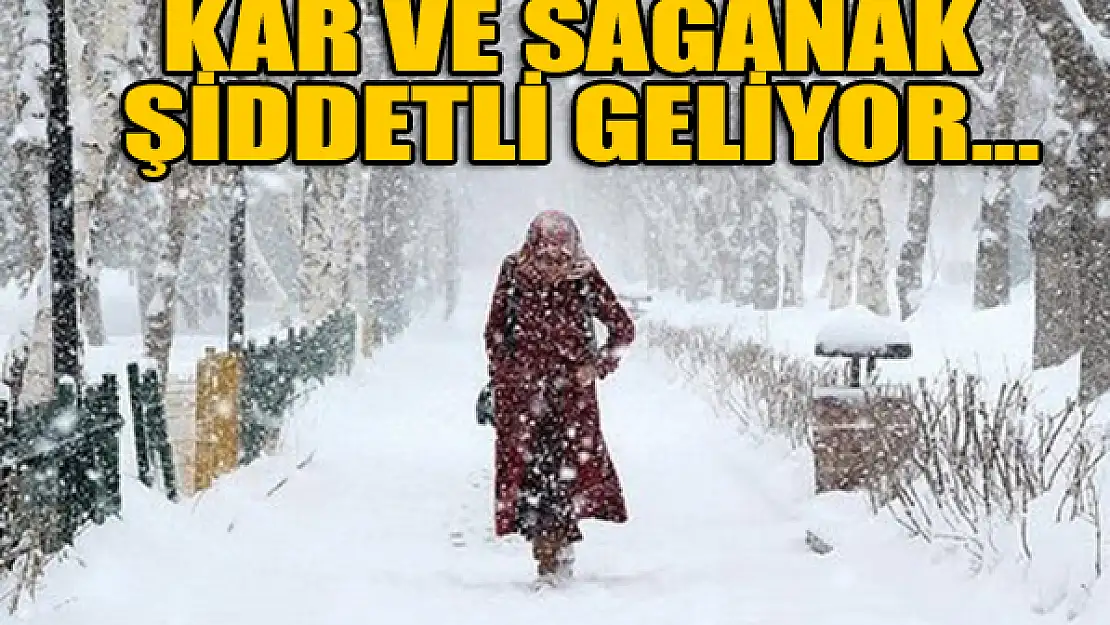 Çok sayıda ile kar ve sağanak şiddetli geliyor...