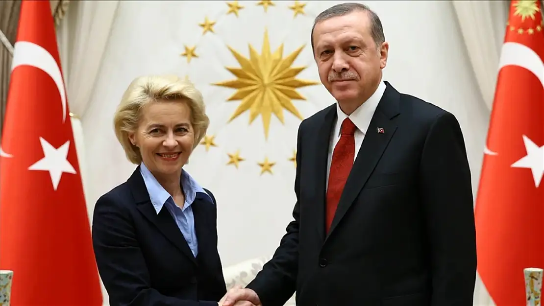 Cumhurbaşkanı Erdoğan, Avrupa Komisyonu Başkanı von der Leyen ile bir araya geldi