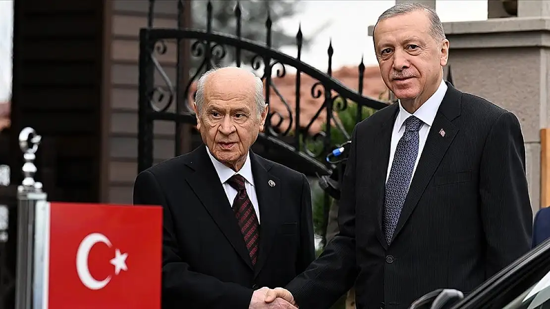 Cumhurbaşkanı Erdoğan, Bahçeli ile bir araya geldi