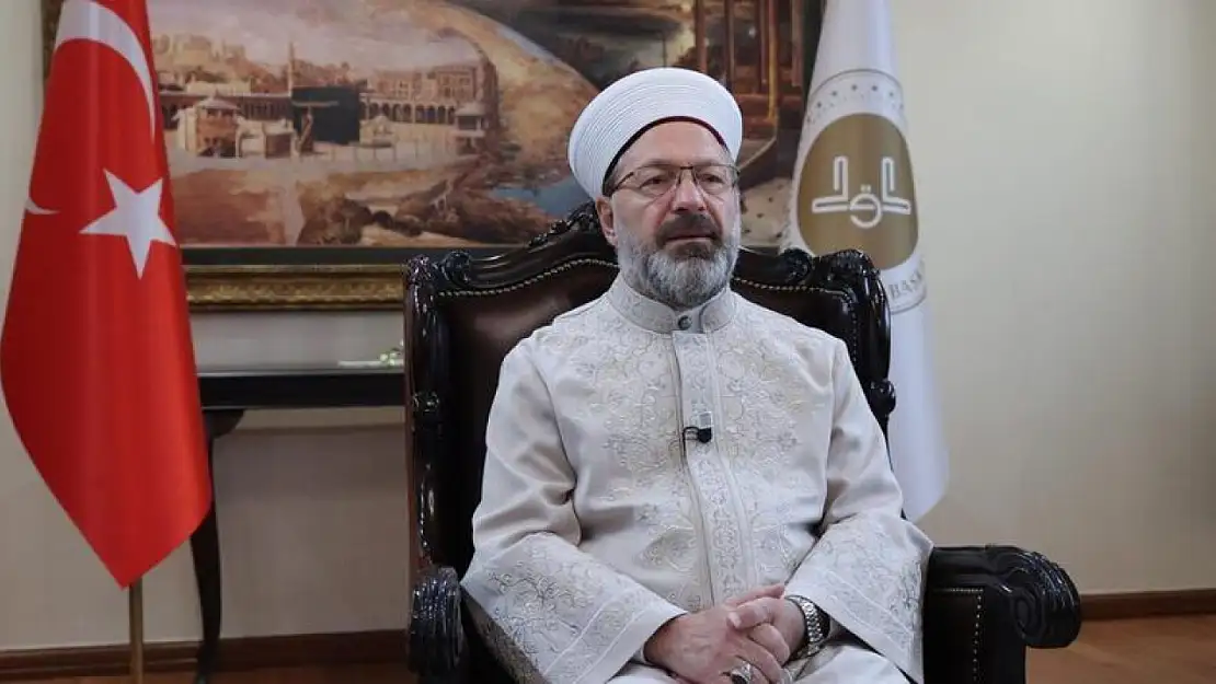 Diyanet İşleri Başkanı Erbaş: 'Filistin topraklarını kanlarıyla sulayan aziz şehitlerimizi rahmetle yâd ediyorum'