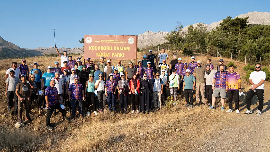 Doğaseverler kocakoru tabiat parkında yürüdü