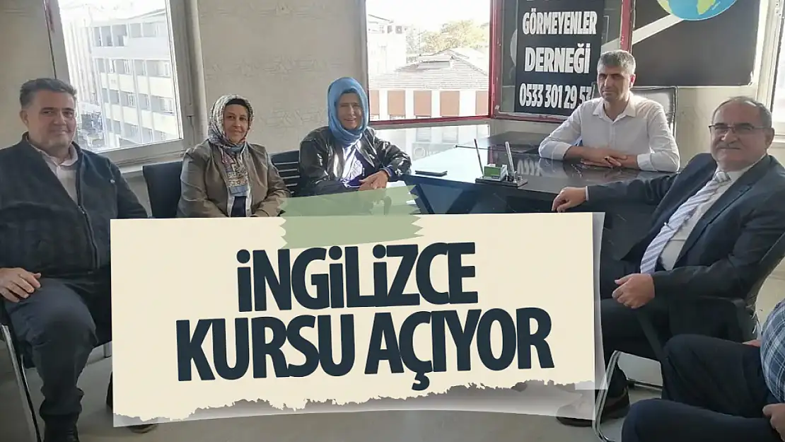 Dünya Görmeyenler Derneği'nden müjde: İngilizce kursu açılıyor!