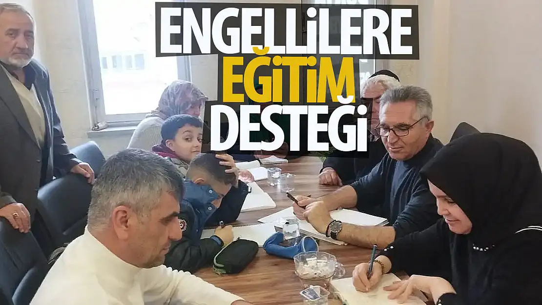 Dünya Görmeyenler Derneği'nden  engellilere eğitim desteği