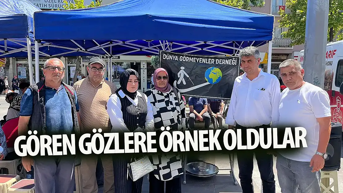 Dünya Görmeyenler Derneği, örnek oldu: Mübarek ayında iyilik dağıttılar!