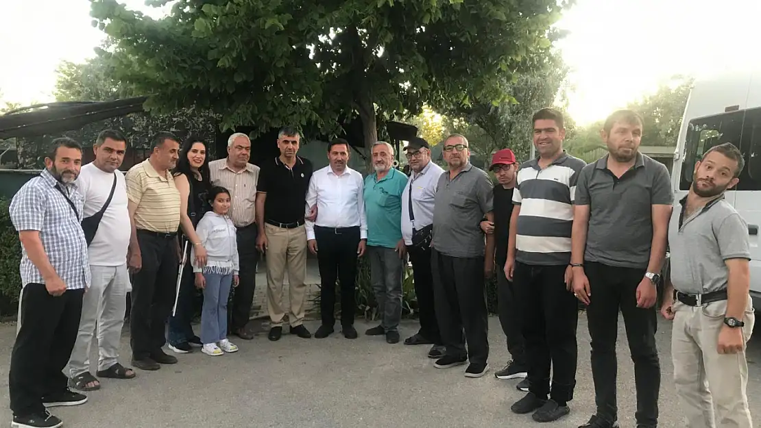 Dünya Görmeyenler Derneği Üyeleri Karatay Belediyesi'yle Karaaslan'da bir araya geldi