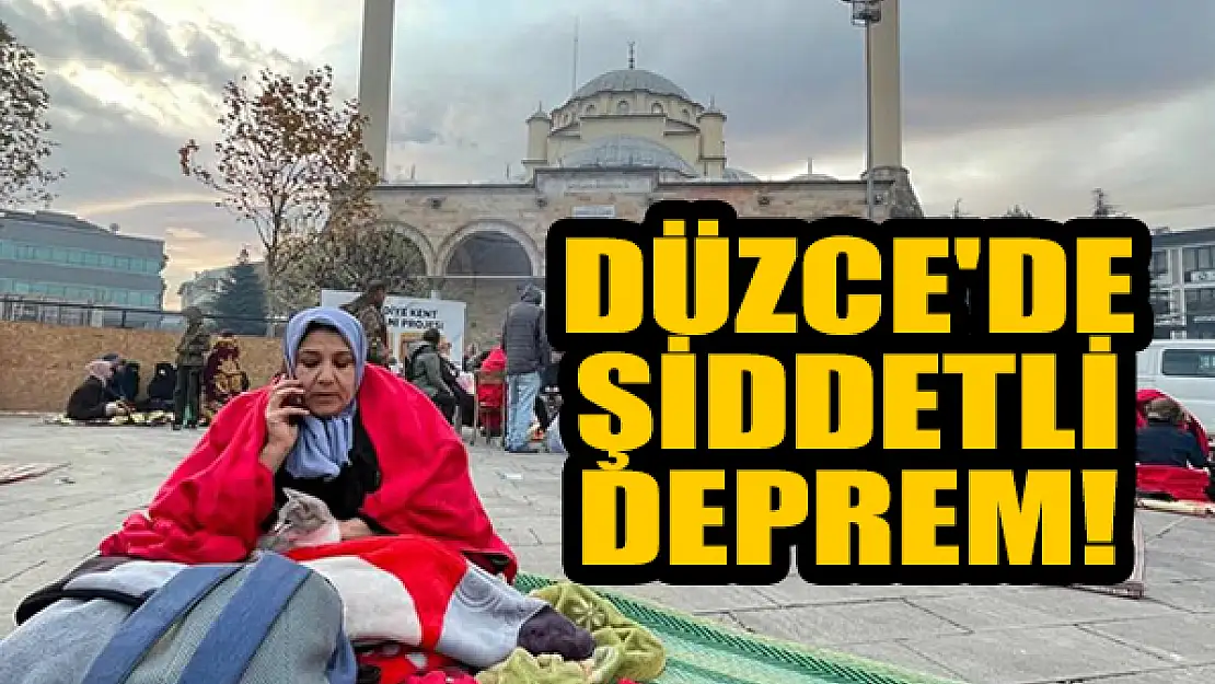 Düzce'de şiddetli deprem! Çok sayıda il sallandı