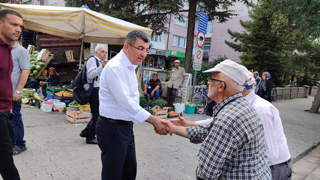 Ekici dinledi pazarcı dert yandı