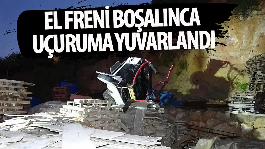 El freni boşalınca uçuruma yuvarlandı: Anne öldü, çocuğu yaralandı