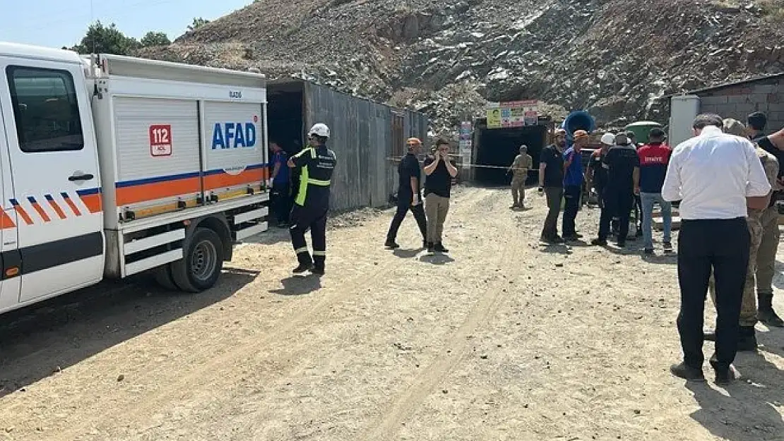 Elazığ'da maden ocağında göçük!