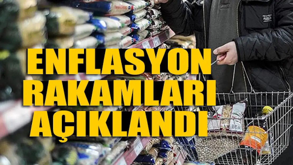 Enflasyon rakamları açıklandı