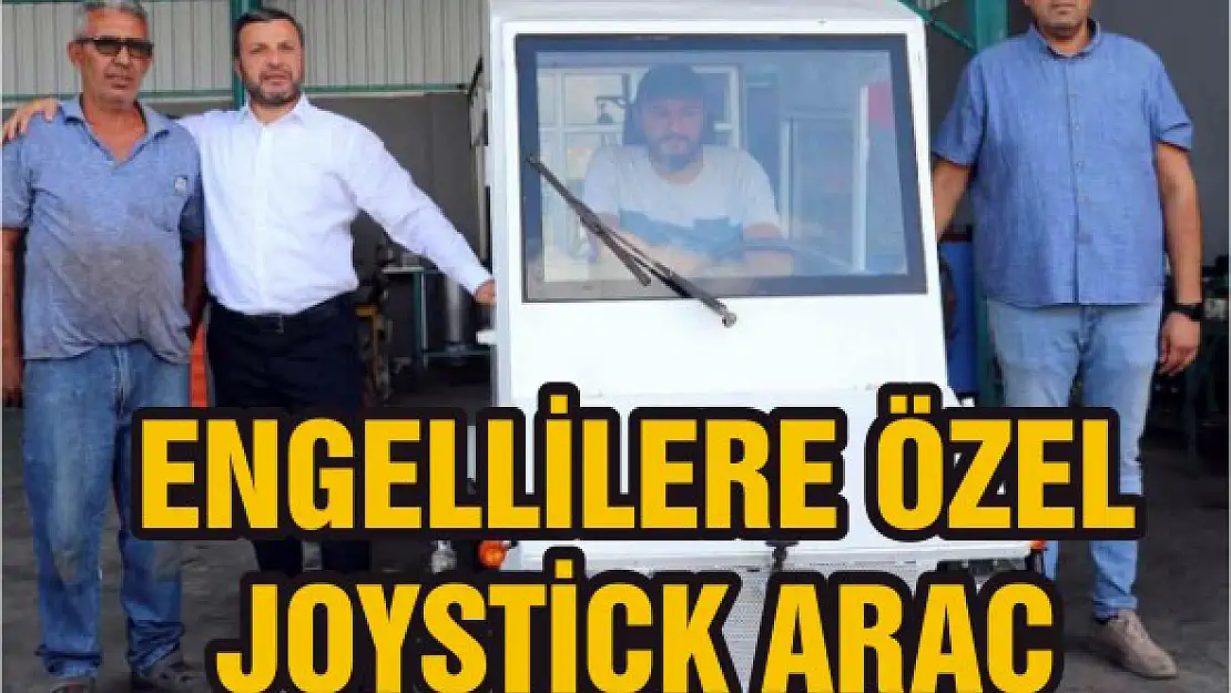 Engellilere özel joystick araç