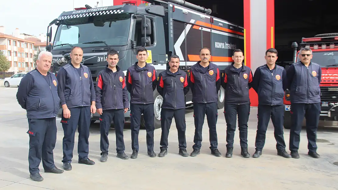 Konya'da ki itfaiye erleri depremde yaşadıklarını anlattı