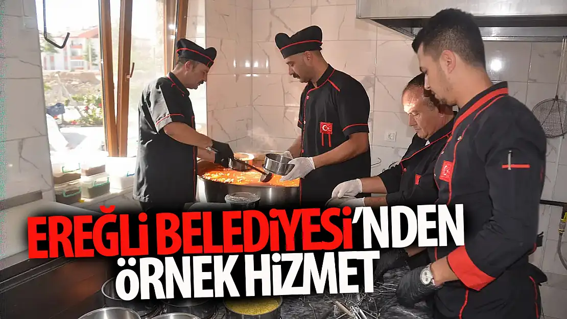 Ereğli Belediyesi Aşevi'nden İhtiyaç Sahiplerine Yemek Hizmeti