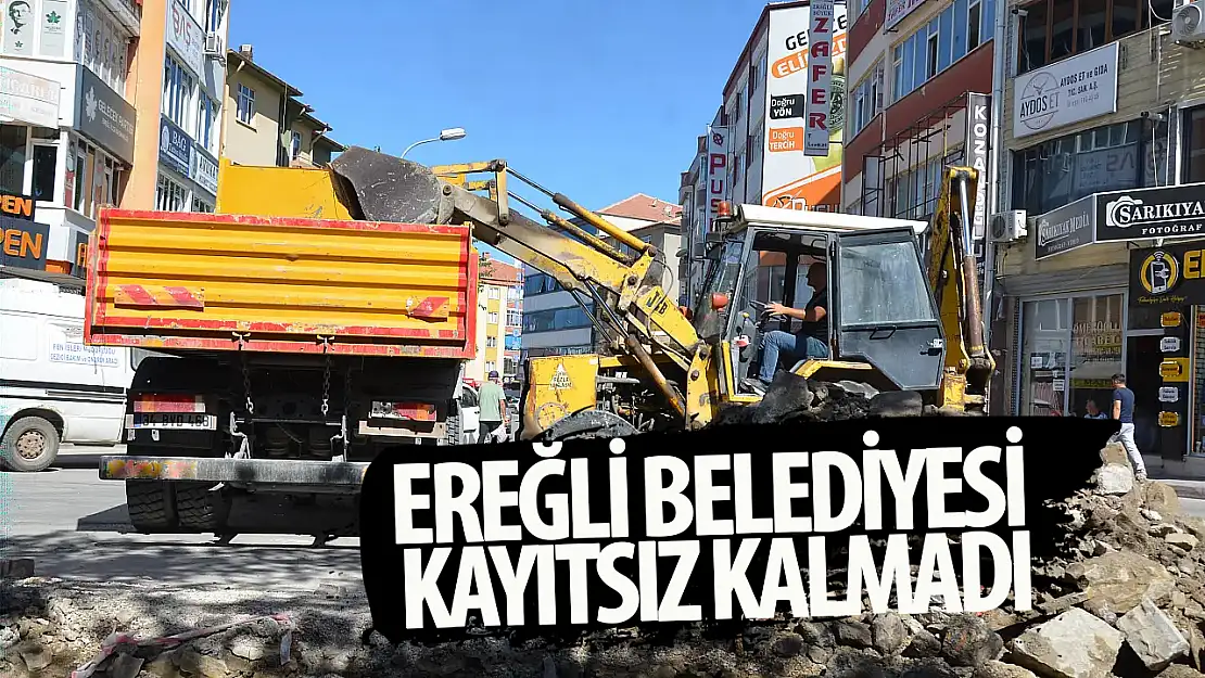 Ereğli Belediyesi kayıtsız kalmadı