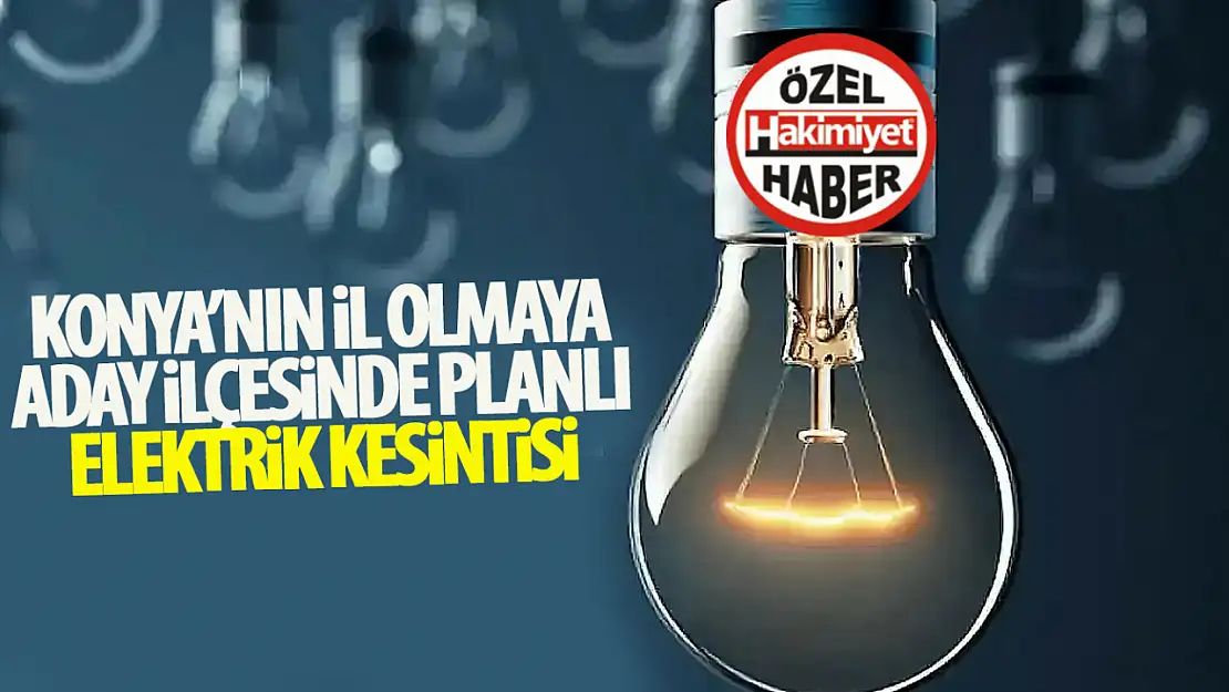 Ereğli'de Planlı Elektrik Kesintileri Duyuruldu