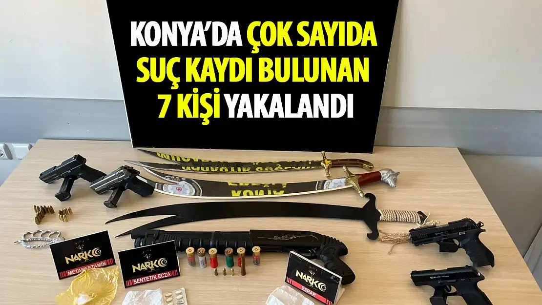 Ereğli Emniyetinden Nokta Operasyon! Çok Sayıda Suç Kaydı Bulunan 7 Kişi Yakalandı!