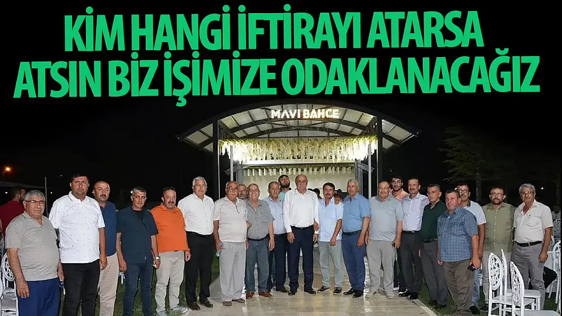 Erkoyuncu: Kim hangi iftirayı atarsa atsın biz işimize odaklanacağız