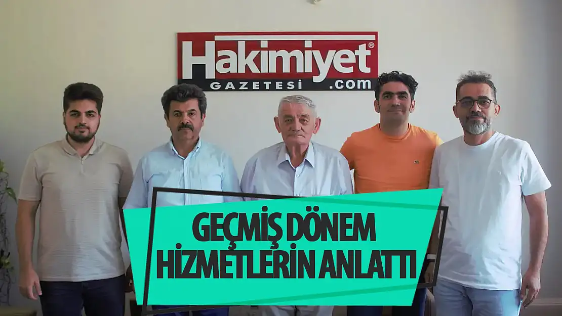 Eski Karapınar Belediye Başkanı Hakimiyet Gazetesi'ni ziyaret etti