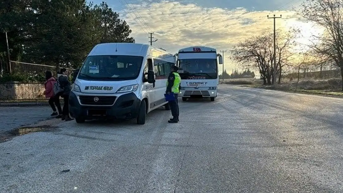 Eskişehir'de okul servisleri denetlendi