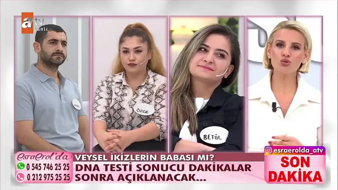 Esra Erol'da programında yüz milyonda bir gerçekleşecek bir olay yaşandı